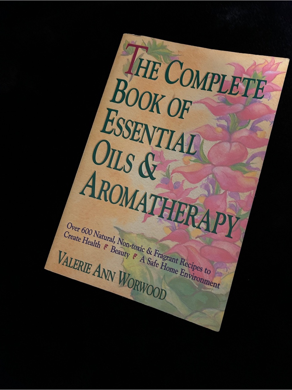 The Complete Book of Essential Oils & Aromatherapy - Pink Floral Cover
